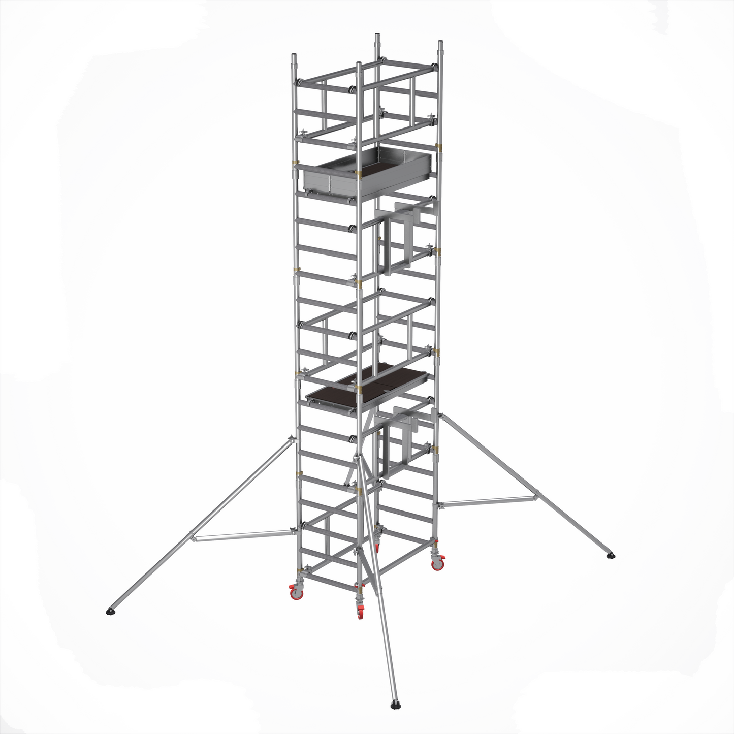 One-man 4.2 Metre Mobile Scaffold Tower