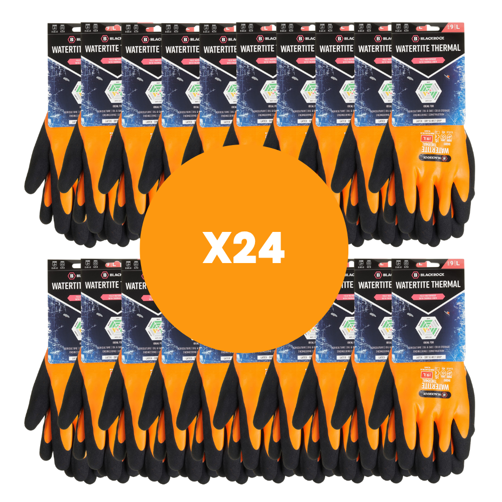 Blackrock Watertite Thermal Gloves Large (24 PACK)