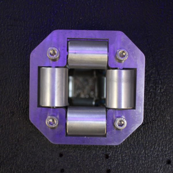 Security Pulley Through Floor Roller Guide 4-Way