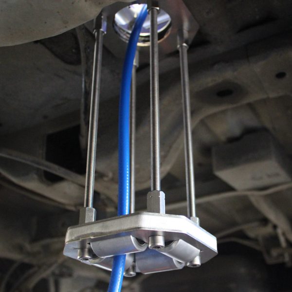 Security Pulley Through Floor Roller Guide 4-Way