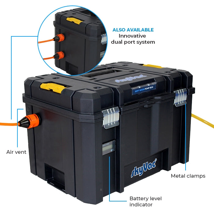 skyVac® Soft Wash Pump Box