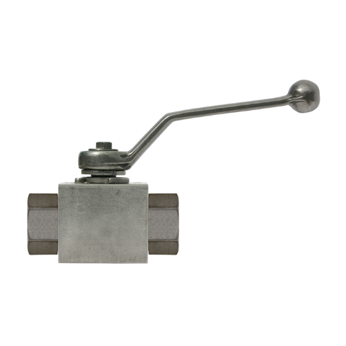 Ball Valve + Lever Handle 3/8" Female X 3/8" Female Zinc Plated Steel