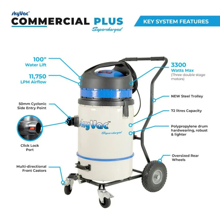 skyVac® Commercial Plus (Gutter Vacuum Only)
