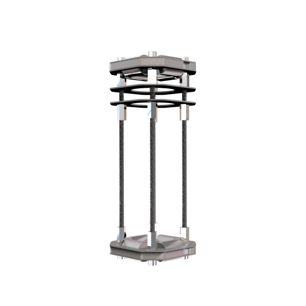 Security Pulley Through Floor Roller Guide 4-Way