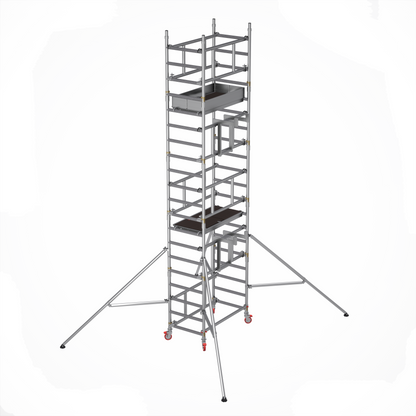 One-man 4.2 Metre Mobile Scaffold Tower