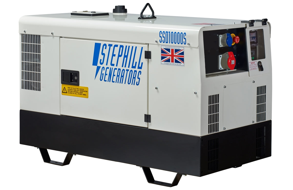 Stephill SSD10000S 10.0kVA / 8.0kW 3 Phase Silent Diesel Generator