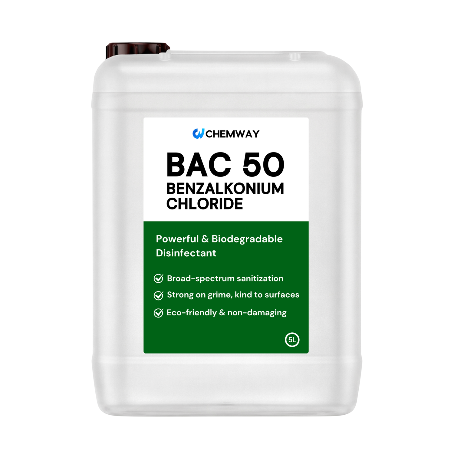 BAC50 Benzalkonium Chloride Concentrated 5 Litres