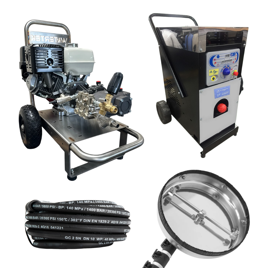 Honda GX390 & Mazzoni Roof Steam Cleaning Kit