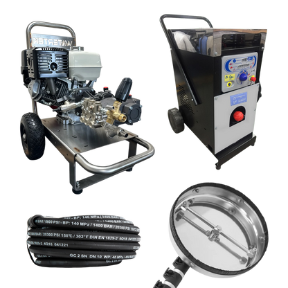 Honda GX390 & Mazzoni Roof Steam Cleaning Kit