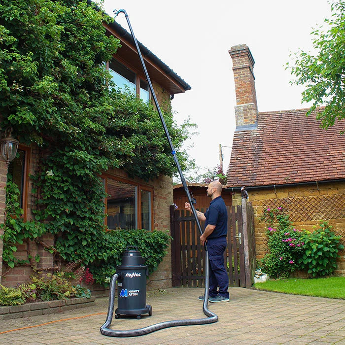 skyVac® Supercharged Mighty Atom Gutter Vacuum Kit