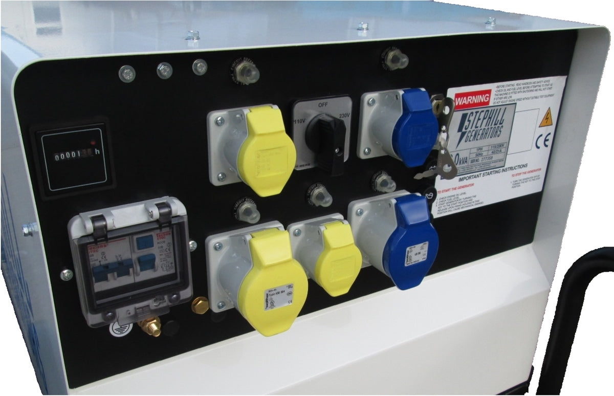 Stephill SSD6000S 6.0kVA / 4.8kW Super Silent Diesel Generator