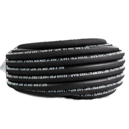 3/8" High Pressure Hose 2 Wire 150°C 400 Bar