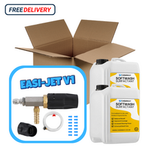 Saver+ Easi-Jet V1 Nozzle & 2x Soft-Wash Surfactants
