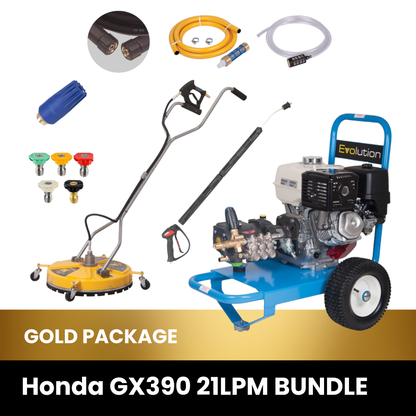 The Ultimate Honda GX390 Pressure Washer (GOLD BUNDLE)