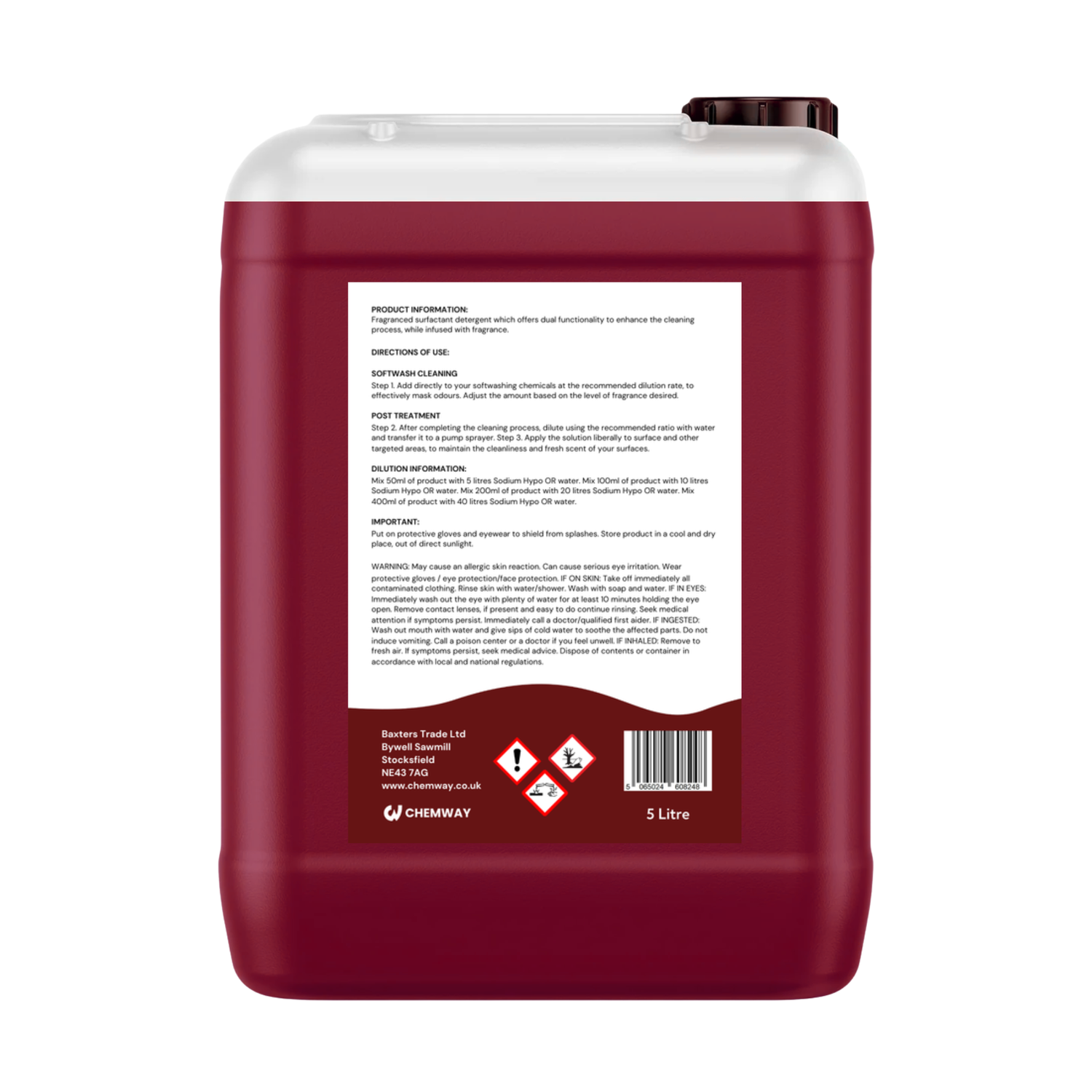 Cherry Softwash Surfactant 5 Litre