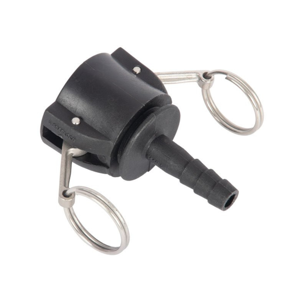 Camlock Coupler 1/2" Hose Barb Poly
