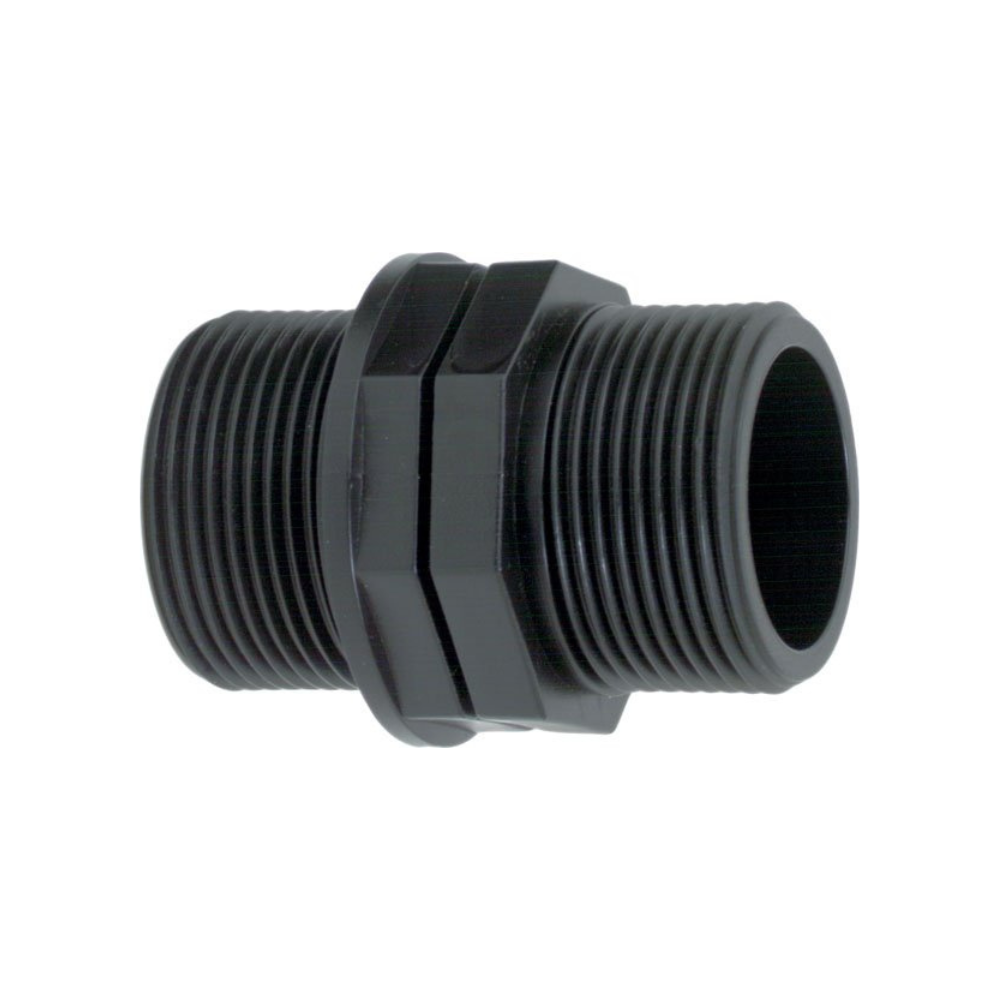 Nipple 3/4"m Thread (22x48) Polyprop