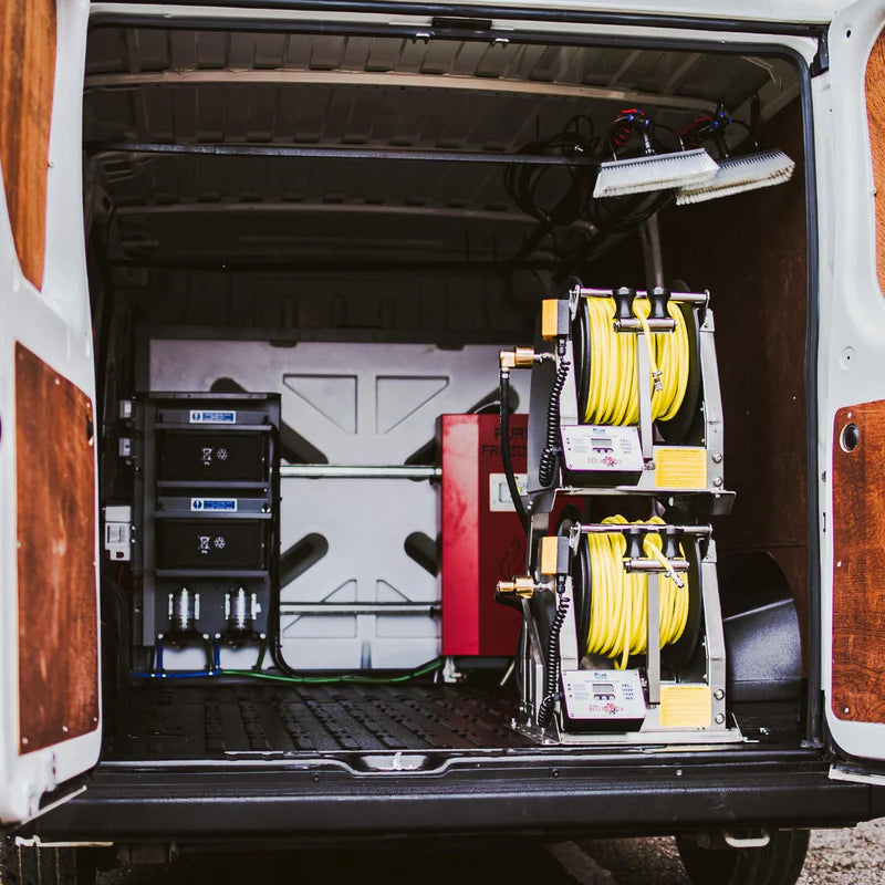 The ReelMaster™ Twin Stack Electric Hose Reel