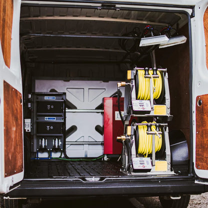 The ReelMaster™ Twin Stack Electric Hose Reel