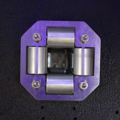 Security Pulley Through Floor Roller Guide 4-Way
