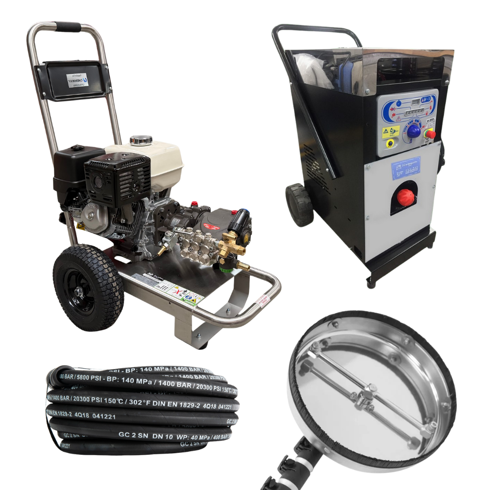 Honda GX390 & Mazzoni Roof Steam Cleaning Kit