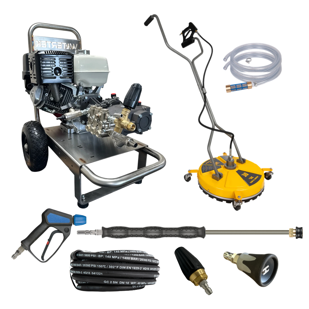 Watertek Honda GX390 / Mazzoni Pressure Washer Bundle