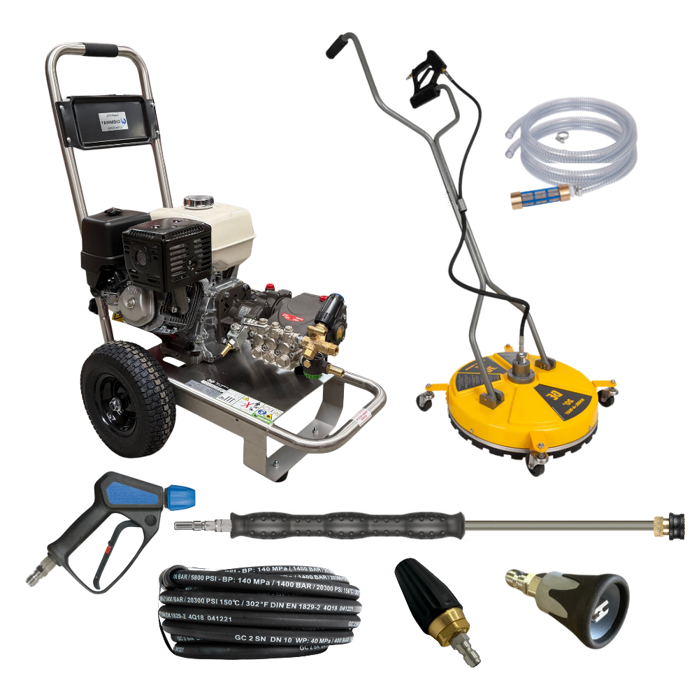 CW Honda GX390 / Interpump Pressure Washer Bundle