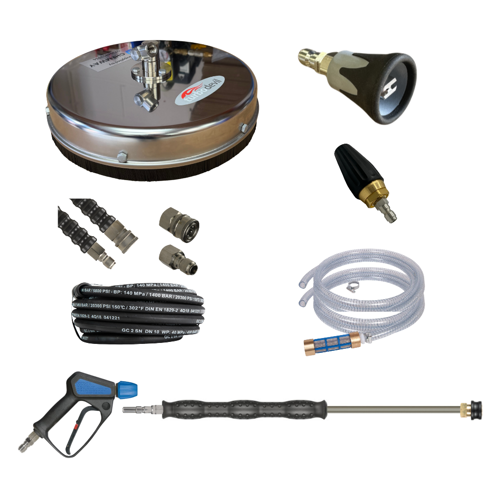 Hot Roof Cleaning Kit- Honda GX390 with Mazzoni Hotbox