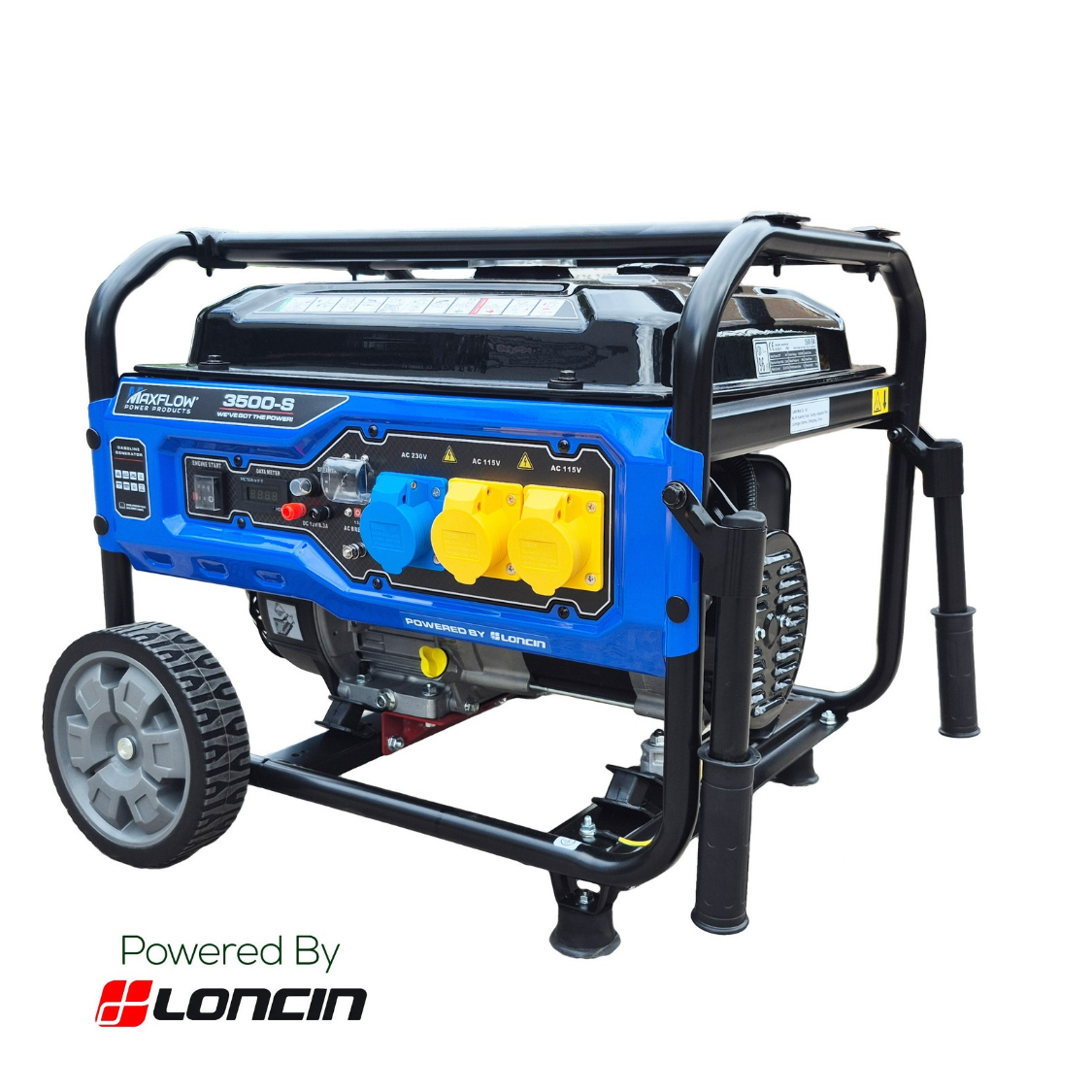 Maxflow MX3500-S - 230V 3.1KW [3.5KW Max] Open-set Generator