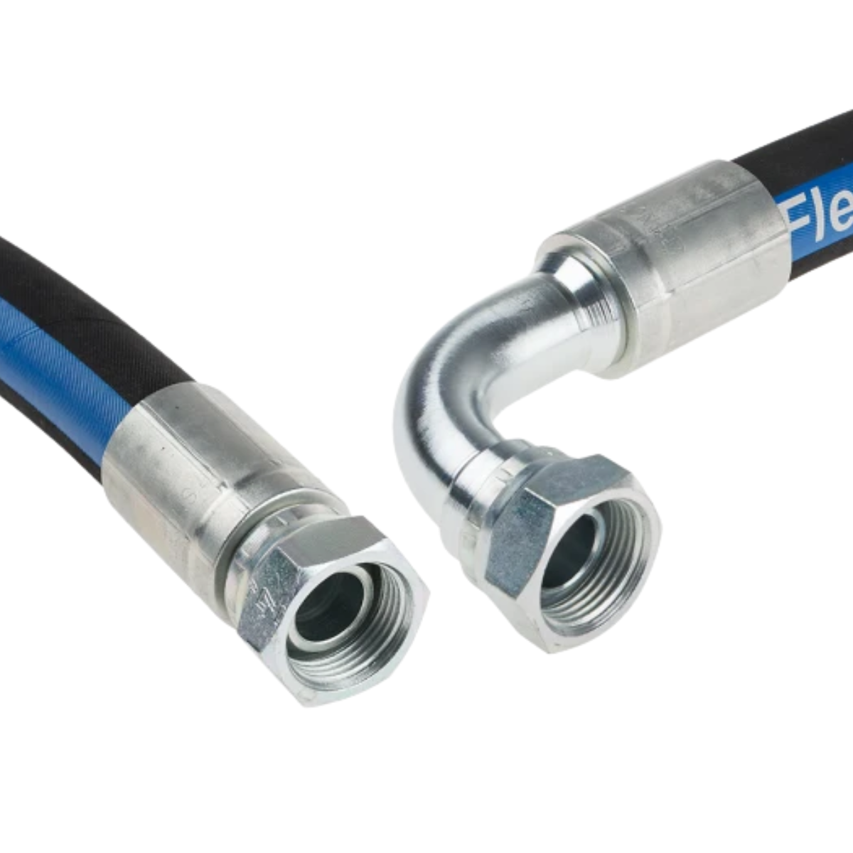 Twin Wire Hose 3/8" BSPF x 3/8" BSPF 90 Degree Swivel