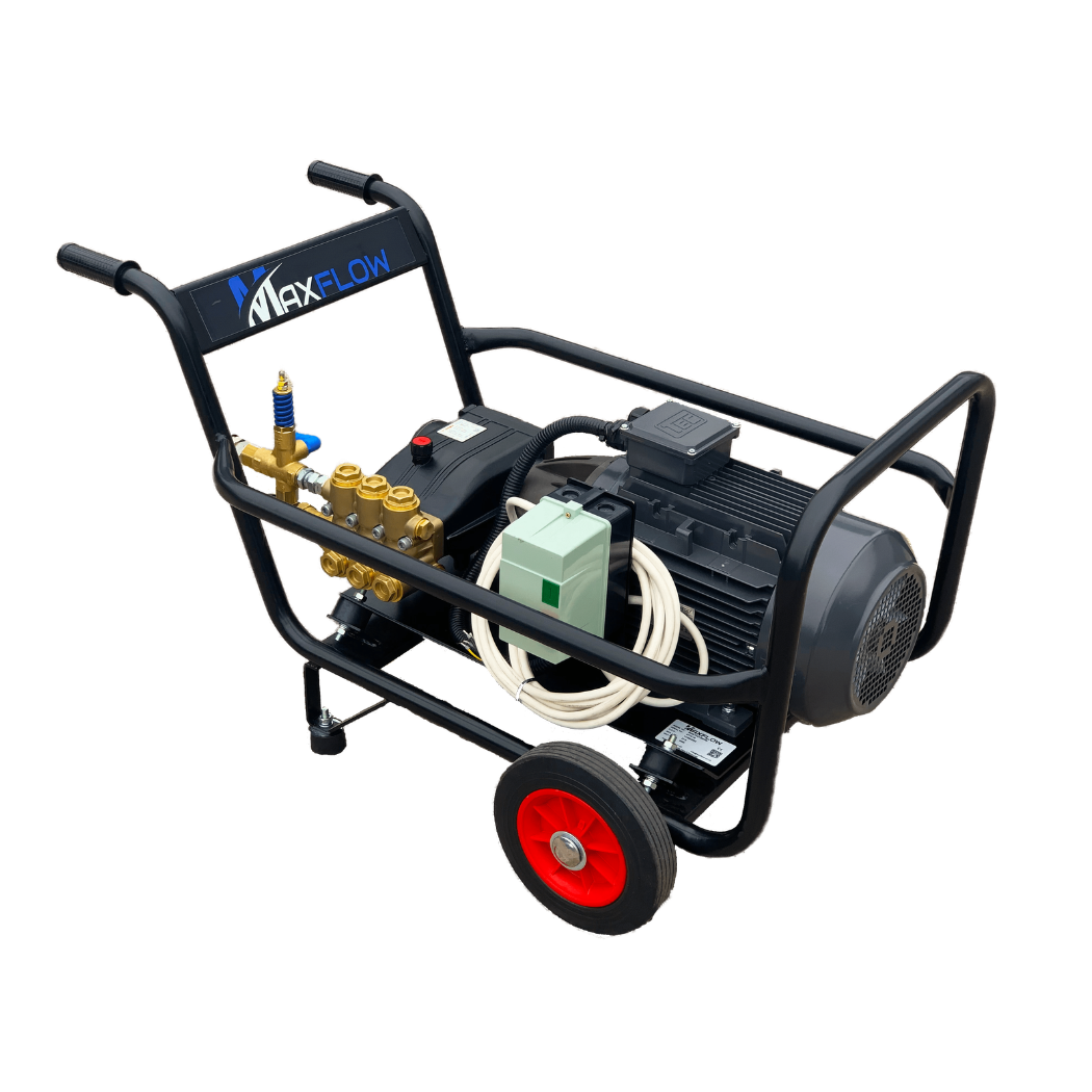 Electric Pressure Washer Trolley Frame 400v 21 LPM 200 Bar
