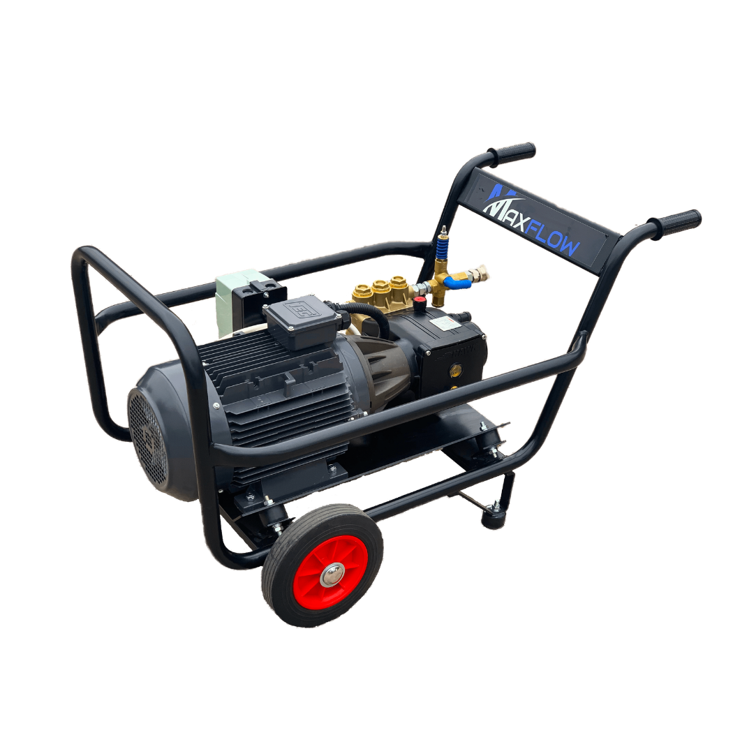 Electric Pressure Washer Trolley Frame 400v 21 LPM 200 Bar