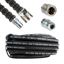 3/8" High Pressure Hose 2 Wire 150°C 400 Bar (Tema Big Quick Release Connectors)