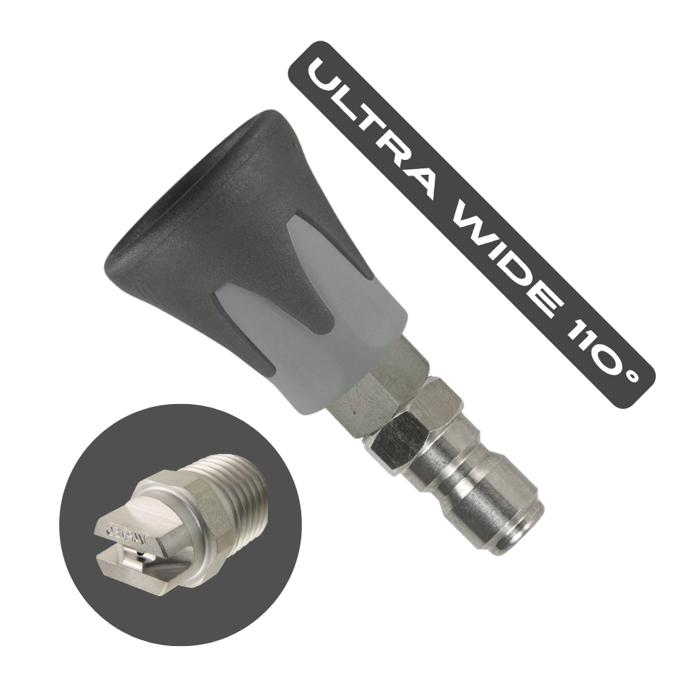 Ultra Wide Water Broom Rinse Nozzle (Mini Connector)