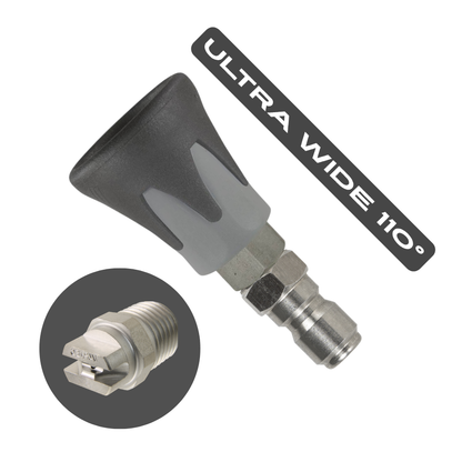 Ultra Wide Water Broom Rinse Nozzle (Mini Connector)