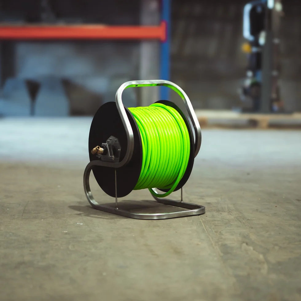 The Free Stander Hose Reel Stainless Steel