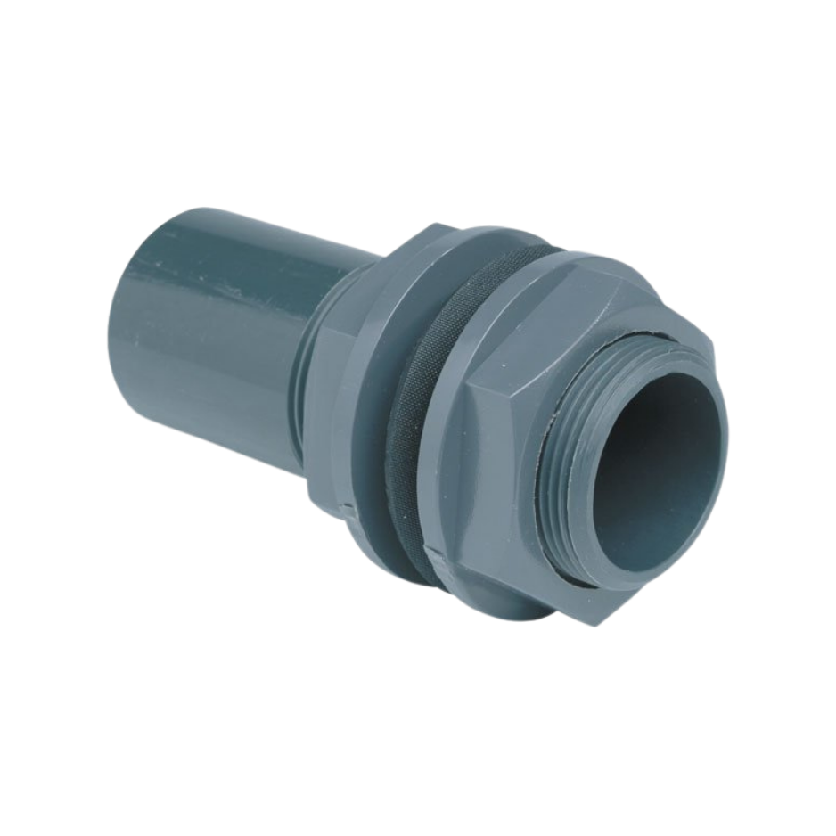 Tank Connector Plain x 1/2" Male Thread