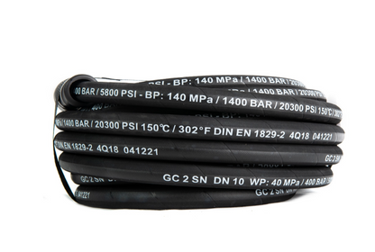 3/8" High Pressure Hose 2 Wire 150°C 400 Bar