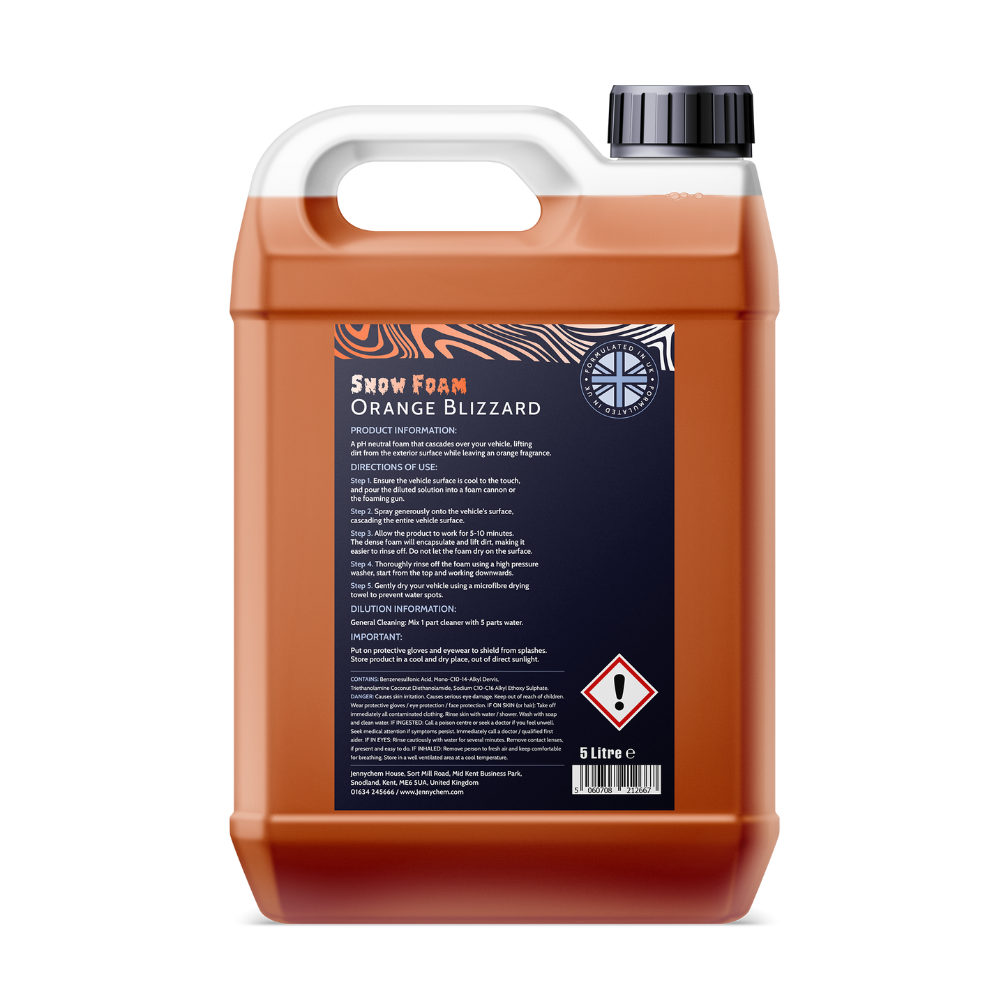 Snow Foam Orange Blizzard 5L