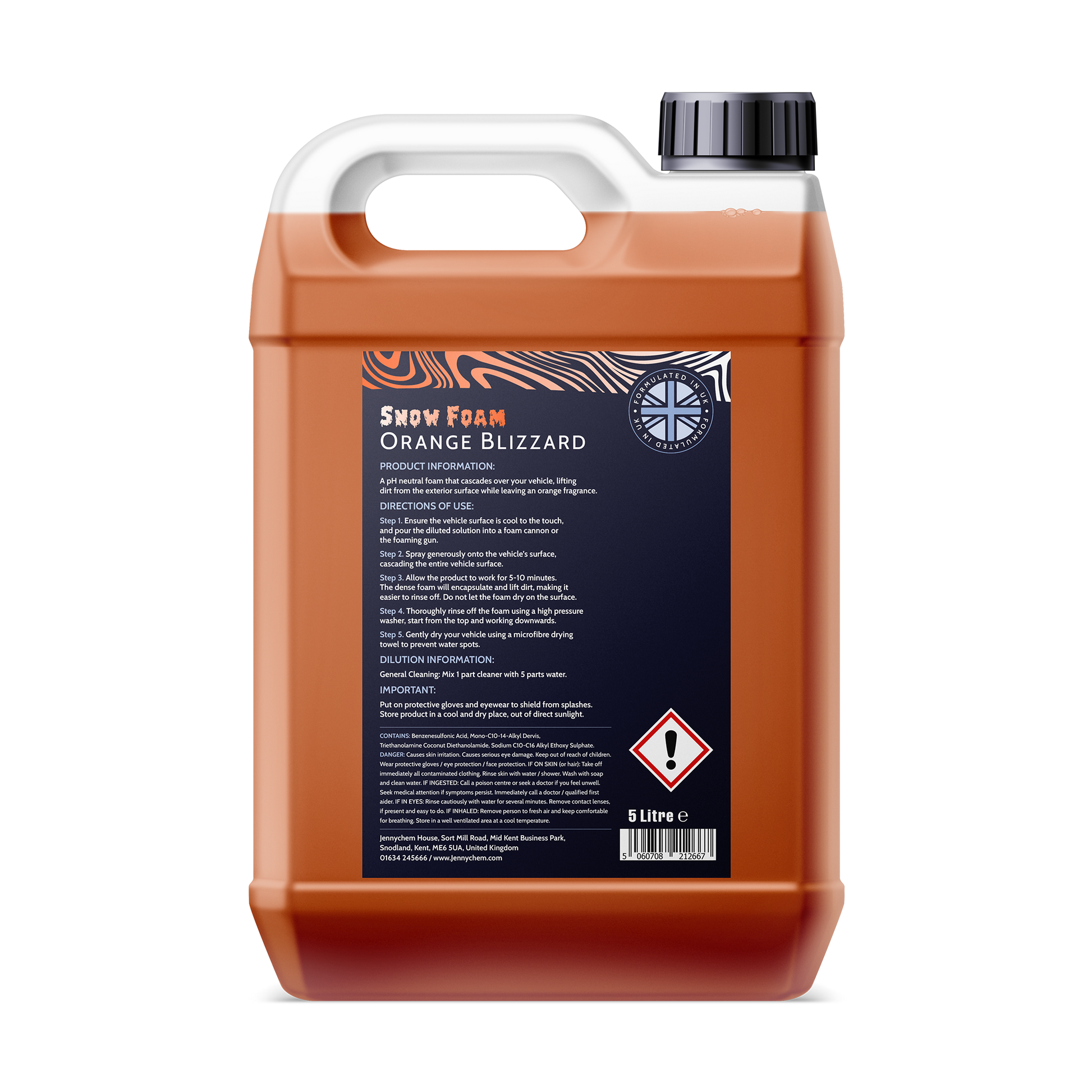 Snow Foam Orange Blizzard 5L