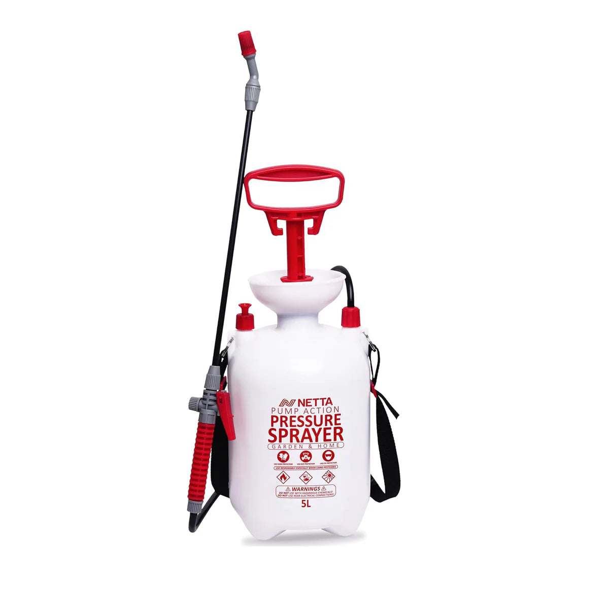 Netta Pump Action Garden Pressure Sprayer 5 Litre