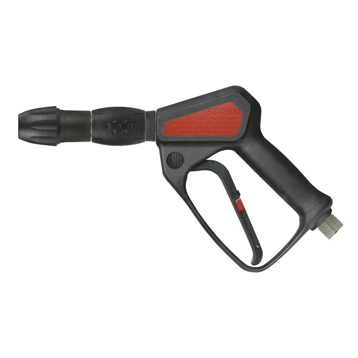 Suttner ST2600 Variopress Wash Gun Kew Quick Release + Swivel Coupling + Easy Hold