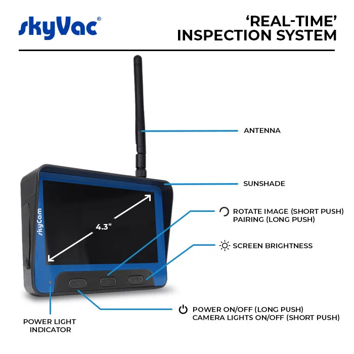 skyVac® Gutter Inspection Camera