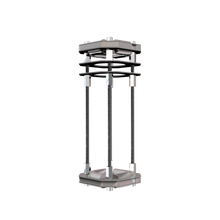 Security Pulley Through Floor Roller Guide 4-Way
