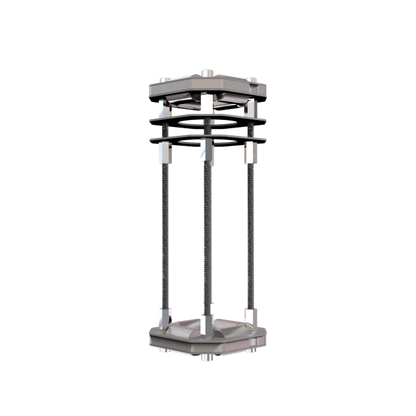 Security Pulley Through Floor Roller Guide 4-Way