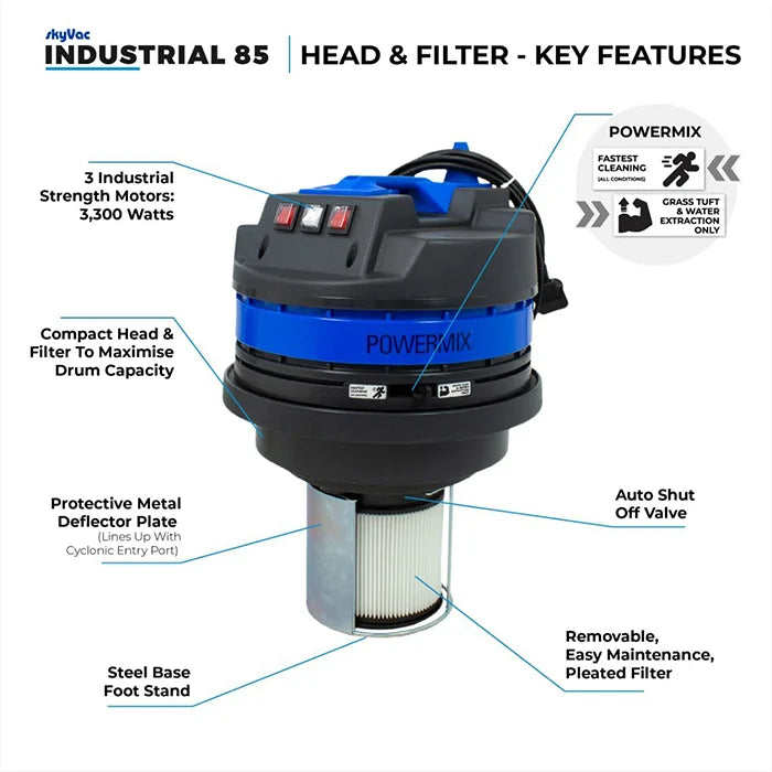 skyVac® Industrial 85 (Gutter Vacuum Only)